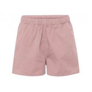 Women's twill shorts Colorful Standard Organic faded pink
