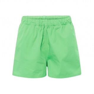 Women's twill shorts Colorful Standard Organic spring green