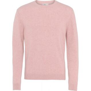 Wool round neck sweater Colorful Standard Classic Merino faded pink