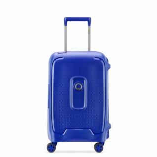 Trolley cabin suitcase 4 double wheels Delsey Moncey 55 cm