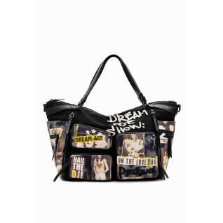 Women's multi-pocket shoulder bag Desigual Love Road Libia