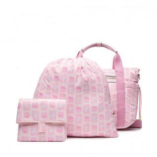 Baby girl laundry bag and mat Guess