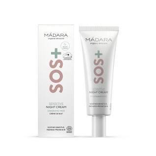 Night face cream Madara SOS+ Sensitive