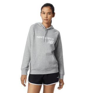 Women's fleece hooded sweatshirt New Balance Classic Core