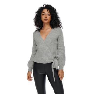 Women's long sleeve wrap cardigan Only Onlmia
