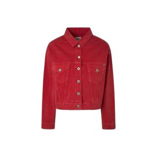 Women's denim jacket Pepe Jeans Foxy red
