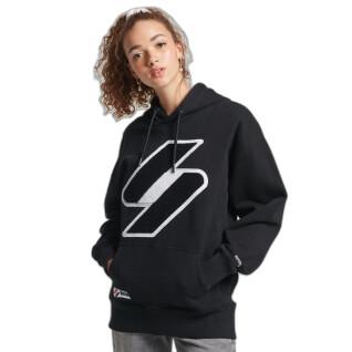 Women's oversized hoodie Superdry Code