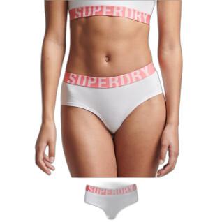 Women's logo low waist underwear Superdry