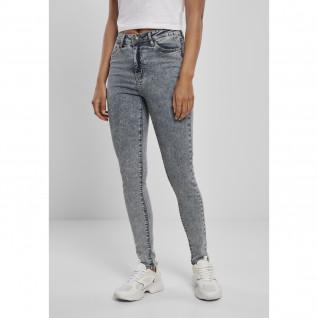 Women's jeans Urban Classics high waist skinny (Large sizes)