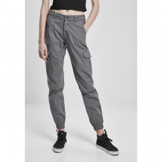 Women's trousers Urban Classics high waist cargo
