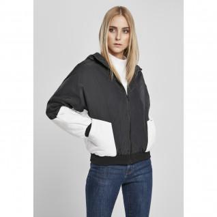 Women's jacket Urban Classics ded 2-tone batwing (large sizes)