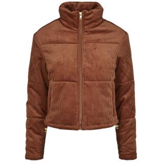 Women's jacket Urban Classics corduroy puffer (large sizes)