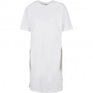 T-shirt dress woman Urban Classics organic oversized slit