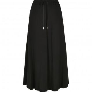 Women's skirt Urban Classics viscose midi-grandes tailles