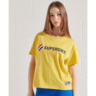 Women's straight T-shirt Superdry Sportstyle