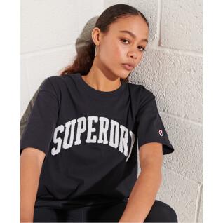 Plain T-shirt for women Superdry Varsity Arch