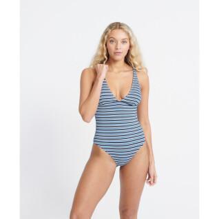 Women's striped swimsuit Superdry Edit