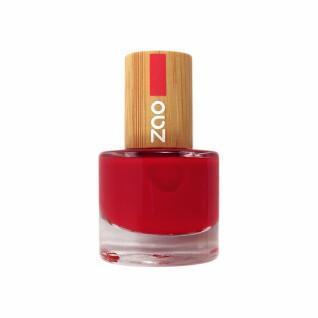 Nail polish 650 carmine red woman Zao - 8 ml