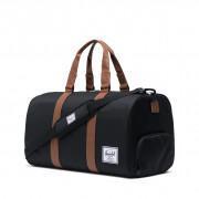 Travel bag Herschel novel black/tan synthetic leat