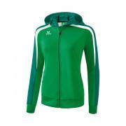 Women's training jacket Erima Liga 2.0 avec capuche