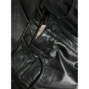 Women's straight leather pants JJXX grace