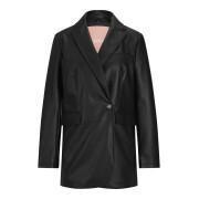 Faux leather blazer for women JJXX Mary