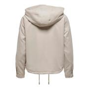 Women's hooded jacket Only onlskylar spring