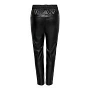 Women's trousers Only onlpoptrash leather pnt