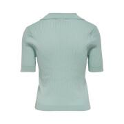 Women's short sleeve polo shirt Only onlnimone life
