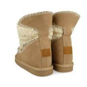 Women's boots Gioseppo d'hiver beiges à lacets