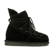 Women's boots Gioseppo d'hiver noires à lacets