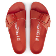 Women's sandals Birkenstock Madrid Big Buckle Natural Leather Patent