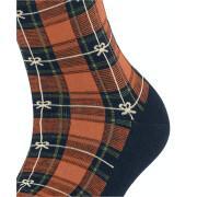 Women's socks Burlington X-Mas Tartan