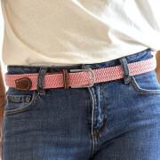 Elastic braided belt for women Billybelt Rose