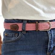 Elastic braided belt for women Billybelt Rose