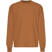 Oversized long-sleeve T-shirt Colorful Standard Organic Ginger Brown