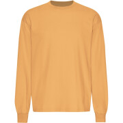 Oversized long-sleeve T-shirt Colorful Standard Organic Sandstone Orange