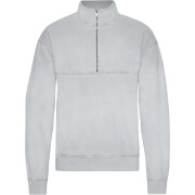 1/4 zip sweatshirt Colorful Standard Organic Faded Grey