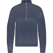 1/4 zip sweatshirt Colorful Standard Organic Neptune Blue