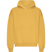 Oversized hooded sweatshirt Colorful Standard Organic Burned Yellow