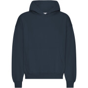 Oversized hooded sweatshirt Colorful Standard Organic Navy Blue
