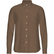 Button-down shirt Colorful Standard Organic Cedar Brown
