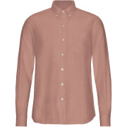 Button-down shirt Colorful Standard Organic Rosewood Mist