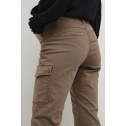 Women's cargo pants Cream Nuka Jogdenim