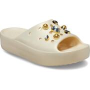 Women's flip-flops Crocs Cls Platform Crystals Pearls