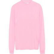 Long sleeve T-shirt Colorful Standard Organic oversized flamingo pink