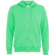 Zip-up hoodie Colorful Standard Classic Organic spring green