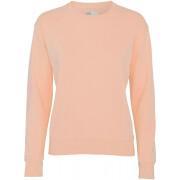 Women's round neck sweater Colorful Standard Classic Organic paradise peach