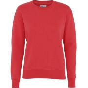 Women's round neck sweater Colorful Standard Classic Organic scarlet red