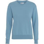 Women's round neck sweater Colorful Standard Classic Organic stone blue